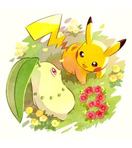 The Pokémon Company unveils official picture of Pikachu and Chikorita ahead of the Pokémon Presents on July 22