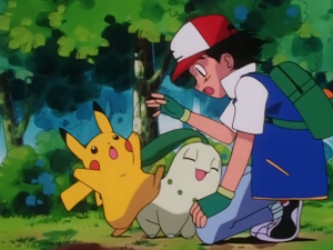 Video: See Ash’s Starting Team from The Johto League including Pikachu, Bayleef, Cyndaquil, Totodile, Noctowl and Heracross from Pokémon Season 3