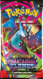 The Pokémon Company gives a look at the collections containing cards from the new Pokémon TCG: Mega Evolution—Phantasmal Flames expansion, arriving November 14