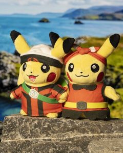New Hoenn Region Paired Pikachu Poké Plush available now at the official Pokémon Center