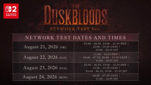 The Duskbloods network test applications open for Nintendo Switch 2 players