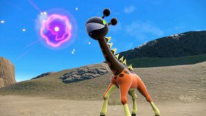 Pokémon Scarlet and Violet add Mighty Mark Farigiraf Tera Raid event