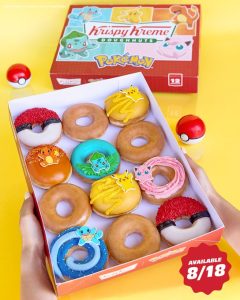 Krispy Kreme reveals Pokémon doughnuts and special-edition cups launching Aug. 18
