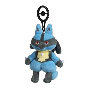 Pokémon Center adds Lucario Practice Makes Perfect posable plush key chain