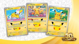 Pokémon TCG: 30th Celebration guarantees a Pikachu card in every pack
